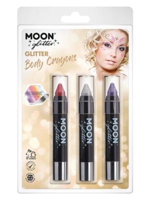 Moon Glitter Holographic Body Crayons