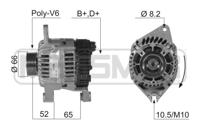 Dynamo / Alternator ERA, Spanning (Volt)14V, u.a. für Citroën, Peugeot, Fiat, Suzuki