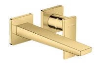 Hansgrohe Metropol inbouw wastafelkraan waterbesparend met uitloop 22.5cm goud gepolijst - thumbnail