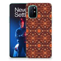 OnePlus 8T TPU bumper Batik Brown - thumbnail