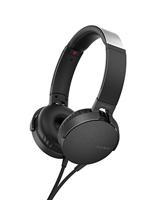 Sony MDR-XB550AP Hoofdband Stereofonisch Bedraad Zwart mobiele hoofdtelefoon