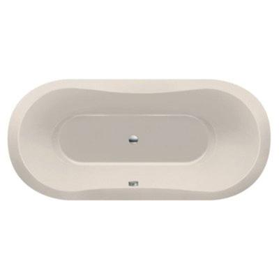 Ligbad Inbouw Xenz Gomera Ovaal 1-2 Persoons Duobad 90x190x49cm Acryl Pergamon Hoogglans met Poten