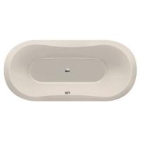 Ligbad Inbouw Xenz Gomera Ovaal 1-2 Persoons Duobad 90x190x49cm Acryl Pergamon Hoogglans met Poten