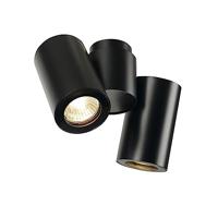 SLV wand- en plafondinbouwarmatuur ENOLA_B / plafond- en wandverlichting binnen, inbouwarmatuur, wandinbouwarmatuur, plafondspot / GU10 50 W zwart