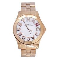 Horlogeband Marc by Marc Jacobs MBM3138 Roestvrij staal (RVS) Rosé 20mm - thumbnail