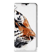 Bookcase Samsung Galaxy A33 5G Watercolor Tiger