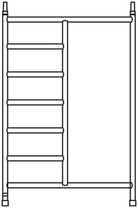 Altrex Doorloopframe breed 135-28-7 RS5 - 307008