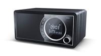 SHARP DR450 digitale radio (DAB/DAB+/FM met RDS, Bluetooth, wekkerfuncties, 6 watt), zwart