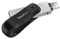 SanDisk iXpand™ Flash Drive Go USB-stick smartphone/tablet Zwart, Zilver 64 GB USB 3.2 Gen 1 (USB 3.0), Apple Lightning - thumbnail