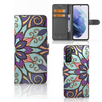 Samsung Galaxy S22 Plus Hoesje Purple Flower - thumbnail