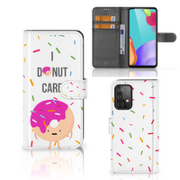 Samsung Galaxy A52 Book Cover Donut Roze - thumbnail