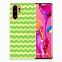 Huawei P30 Pro TPU bumper Waves Green - thumbnail