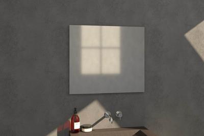 Sanituba Alu spiegel 80x70 Aluminium Geborsteld Sanituba Alu spiegel 80x70 Aluminium Geborsteld