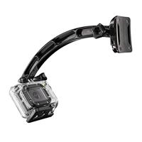 Mantona 20236 arm (kleefplaat voor helmbevestiging, geschikt voor GoPro Hero 2/3/3+/4, GoPro Session)