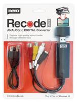 Nero VHS naar USB Video Grabber Recode Stick | VHS zelf digitaliseren | ANALOG naar DIGITAL Capture Card | Windows 11/10/8 (videocassettes digitaliseren, S-VHS | Hi8 | Super 8 | DVD naar PC)