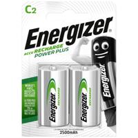 Oplaadbare C batterij (baby) Energizer Power Plus HR14 NiMH 1.2 V 2500 mAh 2 stuk(s) - thumbnail