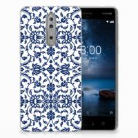 Nokia 8 TPU Case Flower Blue