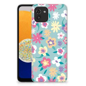 Samsung Galaxy A03 TPU Case Flower Power