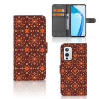 OnePlus 9 Telefoon Hoesje Batik Brown - thumbnail