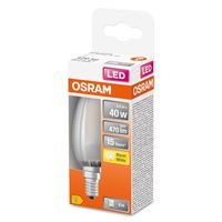 OSRAM 4058075436503 LED-lamp Energielabel E (A - G) E14 Kaars 4 W = 40 W Warmwit (Ø x l) 35 mm x 100 mm 1 stuk(s) - thumbnail