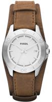 Horlogeband Fossil AM4460 Onderliggend Leder Bruin 18mm - thumbnail