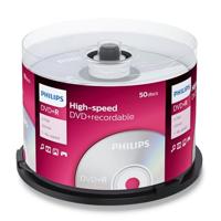 Philips DVD+R High-speed (4.7 GB / 120 minuten video, 1-16x snelheid, 50 stuks Spindel)