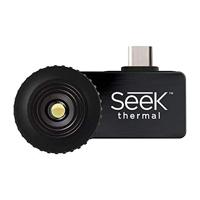 Seek Thermal CW-AAA Compact Warmtebeeldcamera, met USB-C, Waterdichte Behuizing, Compatibel met Android Smartphones, Zwart
