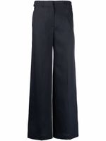 Jacquemus pantalon de tailleur à coupe ample - Bleu - thumbnail