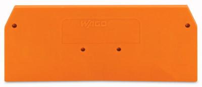 WAGO 281-326 Afsluit- en scheidingsplaat Oranje 100 stuk(s)
