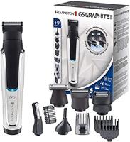 Remington Tondeuses en baardtrimmers voor heren [Lithium G5] (inclusief 9 tondeuses en kammen), tondeuse, baardtrimmer, lichaamstrimmer, oor- en neushaartrimmer, multigroomer, PG5000, zwart