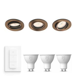 Philips Donegal Inbouwspots - Hue White & Dimmer - Koper