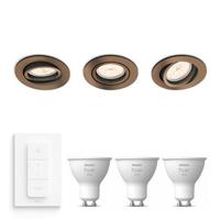 Philips Donegal Inbouwspots - Hue White & Dimmer - Koper - thumbnail