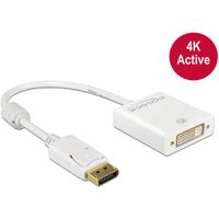 DeLOCK 62600 video kabel adapter 0,2 m DisplayPort DVI-I Wit - thumbnail