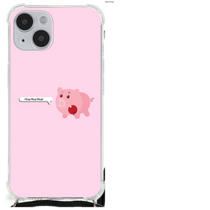 iPhone 14 Plus Stevig Bumper Hoesje Pig Mud