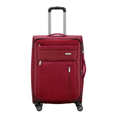 Travelite Capri 4 Wiel Trolley M Expandable red Zachte koffer Travelite Capri 4 Wiel Trolley M Expandable red Zachte koffer