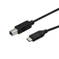 StarTech.com USB2CB50CM USB-kabel 0,5 m USB 2.0 USB C USB B Zwart - thumbnail