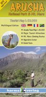 Wandelkaart Arusha National Park & Mt. Meru | Harms IC Verlag - thumbnail