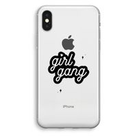 Girl Gang: iPhone XS Transparant Hoesje - thumbnail