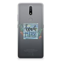 Nokia 2.4 Telefoonhoesje met Naam Boho Beach