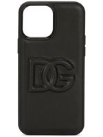 Dolce & Gabbana coque d'iPhone 13 Pro Max à logo DG - Noir