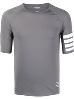 Thom Browne t-shirt à détail 4 bandes signature - Gris - thumbnail