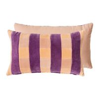 HKliving Striped Velvet Sierkussen 30 x 50 cm - Midsummer