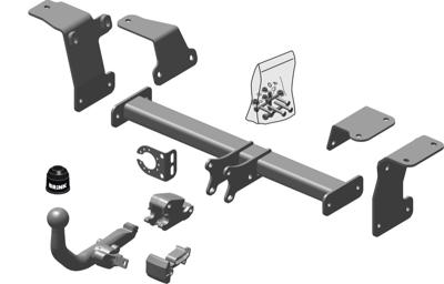 Afneembare trekhaak 627300 Afneembare trekhaak 627300