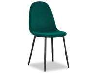 Stoel BOYA fluweel groen