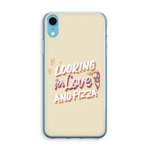 Pizza is the answer: iPhone XR Transparant Hoesje