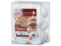 Bolsius Drijfkaarsen Wit - 10 Stuks