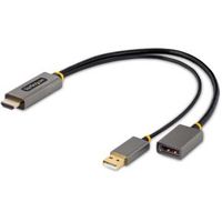 StarTech.com 30cm HDMI naar DisplayPort Adapter Kabel, Actieve 4K 60Hz HDMI 2.0 naar DP 1.2 Converte - thumbnail