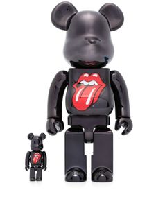 MEDICOM TOY figurines BE@RBRICK Rolling Stones 100% + 400% - Noir