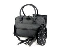 Luiertas verzorgingstas canvas look PET FRIENDLY Grijs