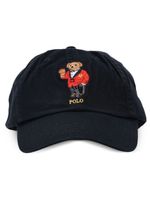 Polo Ralph Lauren casquette à logo Polo Bear - Noir